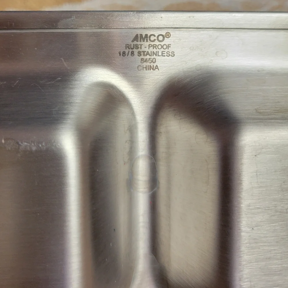 Vintage stainless steel cocktail garnish tray amco